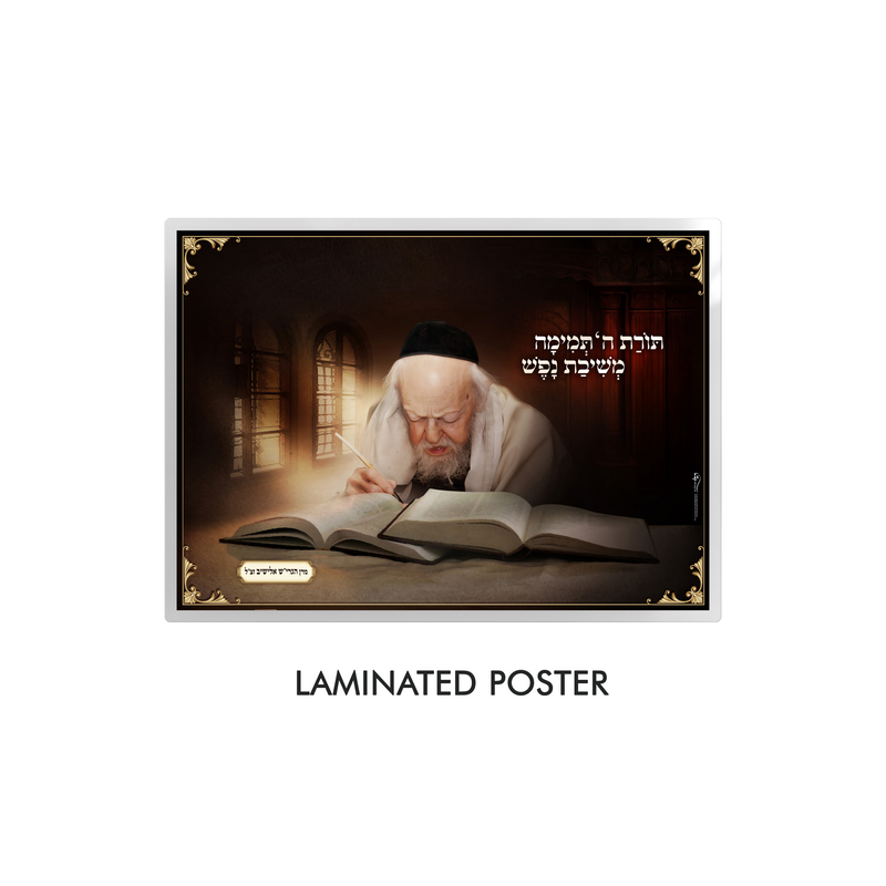 Rabbi Eliashiv zt"l Sukkah Poster | Jewish art | Gift | Israel | Religious Prints | Jewish educational poster | Sukkah decoration